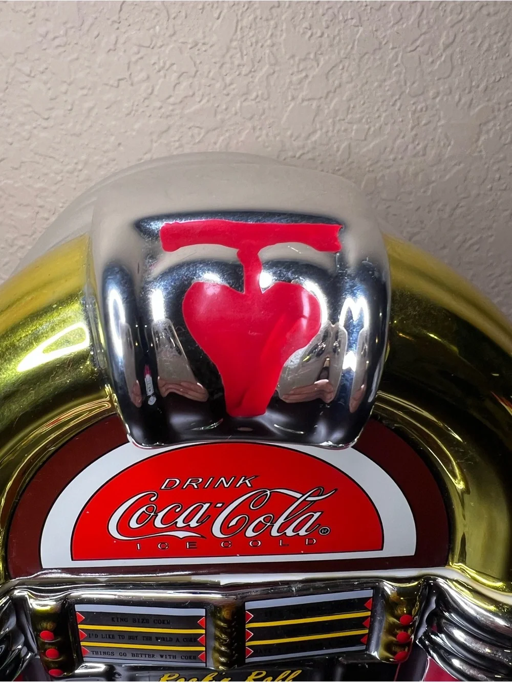 Vintage 2002 Coca-Cola Jukebox Cookie Jar by Gibson